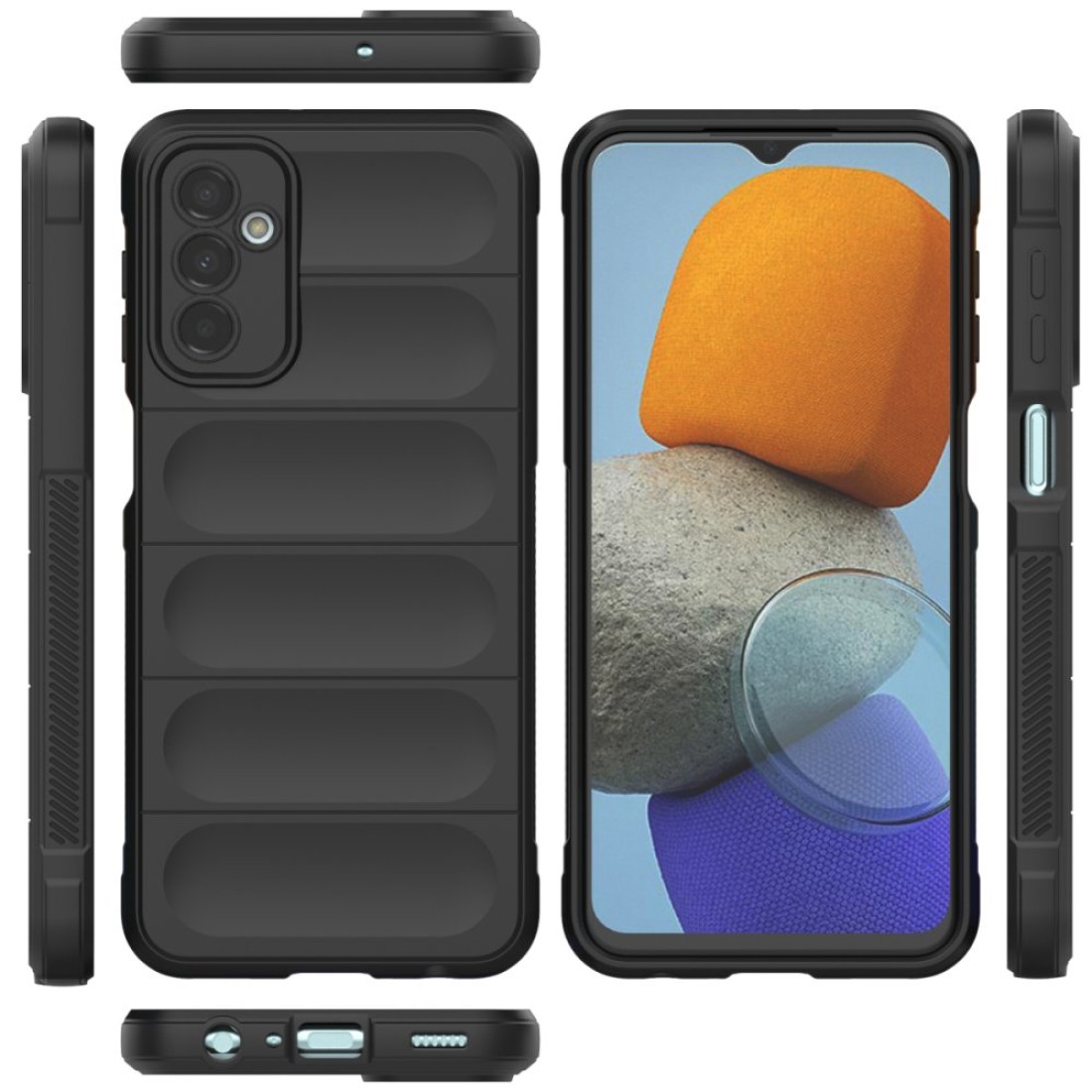  Samsung Galaxy M23 Kılıf Optimum Silikon - Siyah