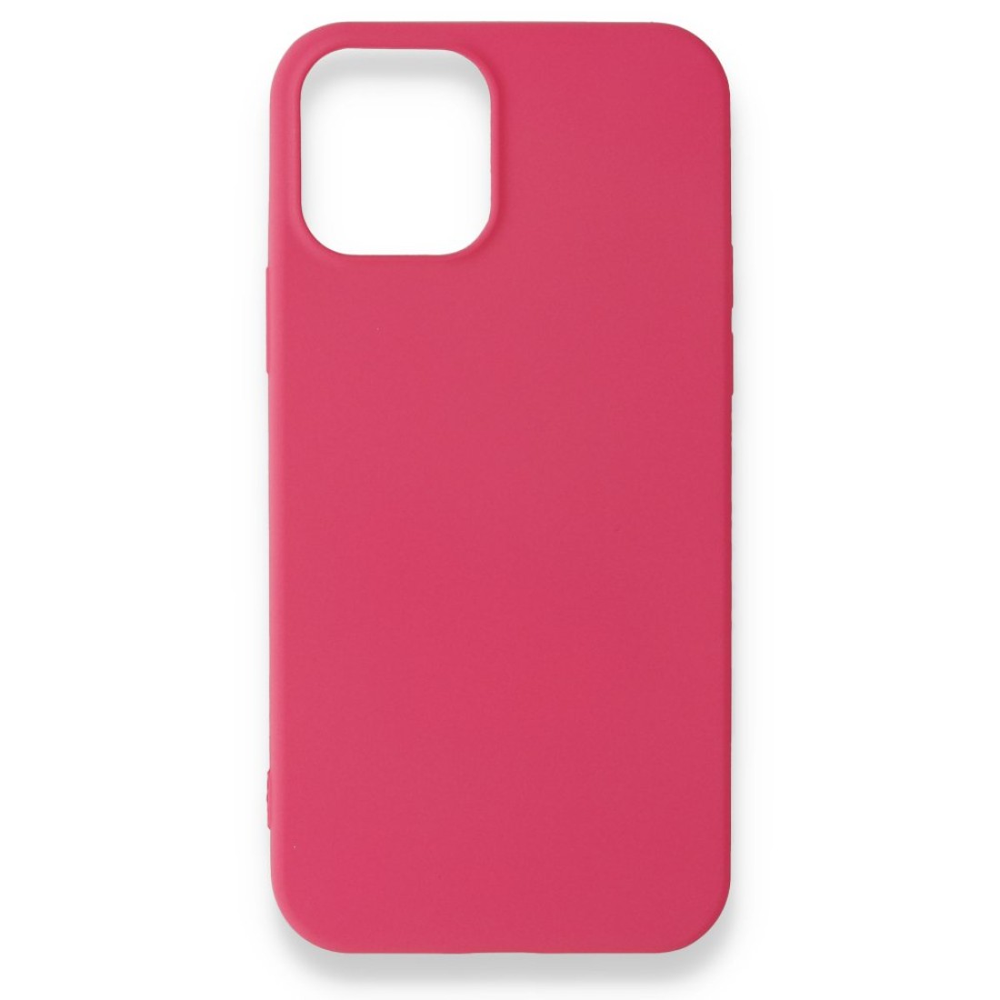  iPhone 12 Kılıf First Silikon - Pembe