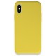  iPhone XS Max Kılıf Lansman Legant Silikon - Sarı