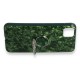  Huawei Y5P Kılıf Marble Yüzüklü Silikon - Yeşil