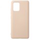  Samsung Galaxy A91 / S10 Lite Kılıf Nano içi Kadife Silikon - Pudra