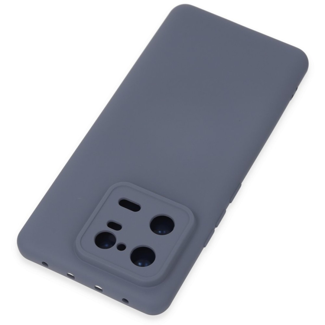Xiaomi Mi 13 Pro Kılıf Nano içi Kadife Silikon - Gri Xiaomi Mi 13 Pro Kılıf Nano içi Kadife Silikon - Gri