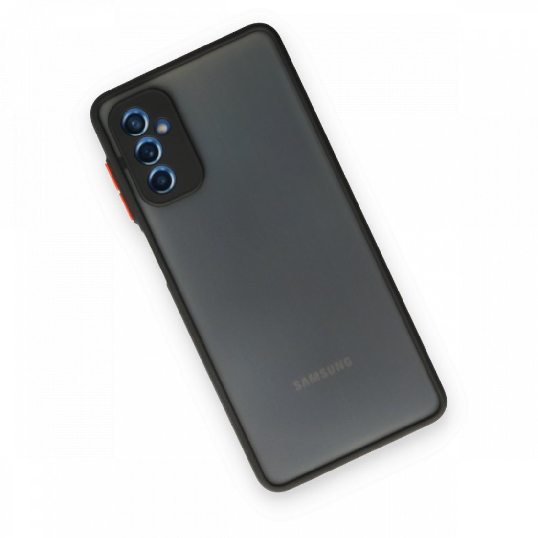  Samsung Galaxy M52 5G Kılıf Montreal Silikon Kapak - Siyah