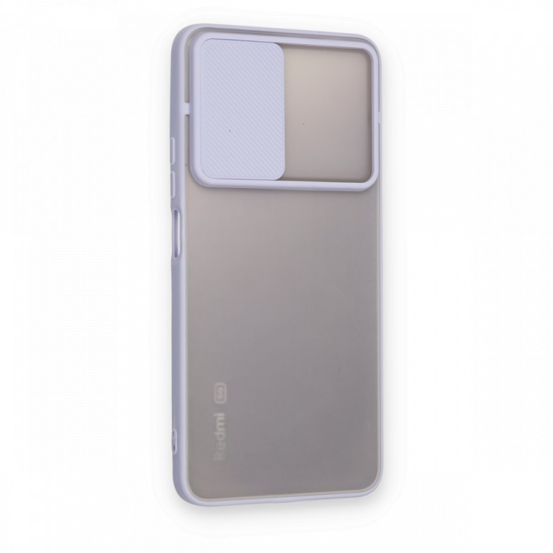  Xiaomi Redmi Note 11T Kılıf Palm Buzlu Kamera Sürgülü Silikon - Lila