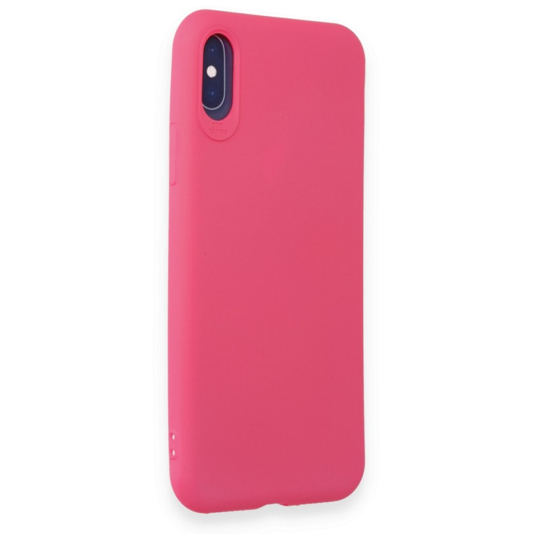  iPhone XS Kılıf First Silikon - Pembe