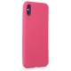  iPhone XS Kılıf First Silikon - Pembe