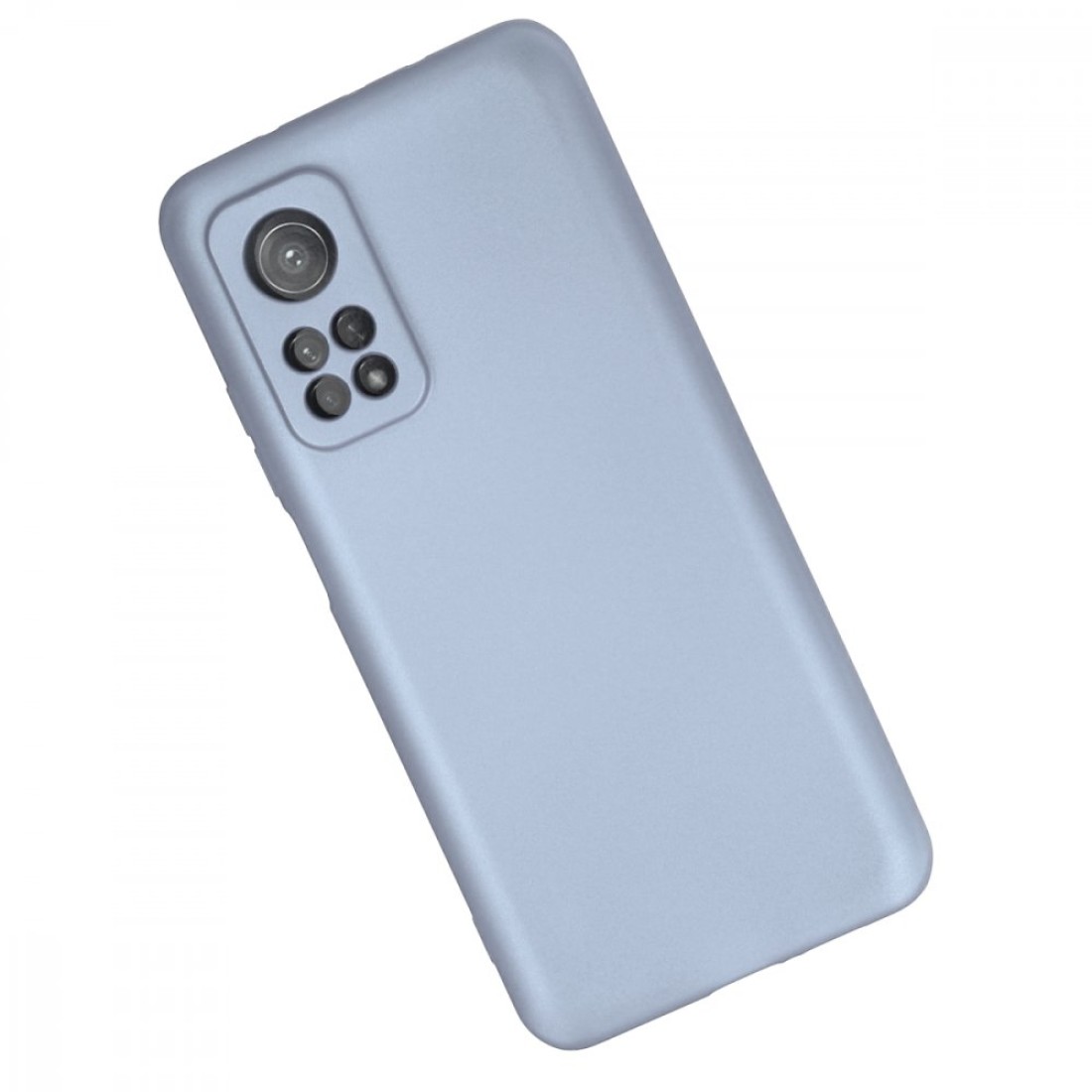  Xiaomi Mi 10T Pro Kılıf Nano içi Kadife Silikon - Sky Blue