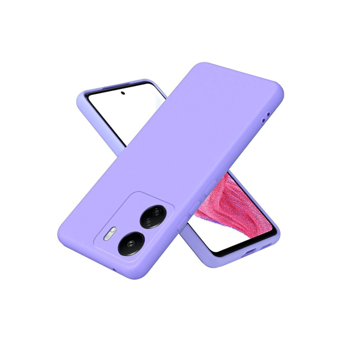  Xiaomi Redmi 13C Kılıf First Silikon - Lila