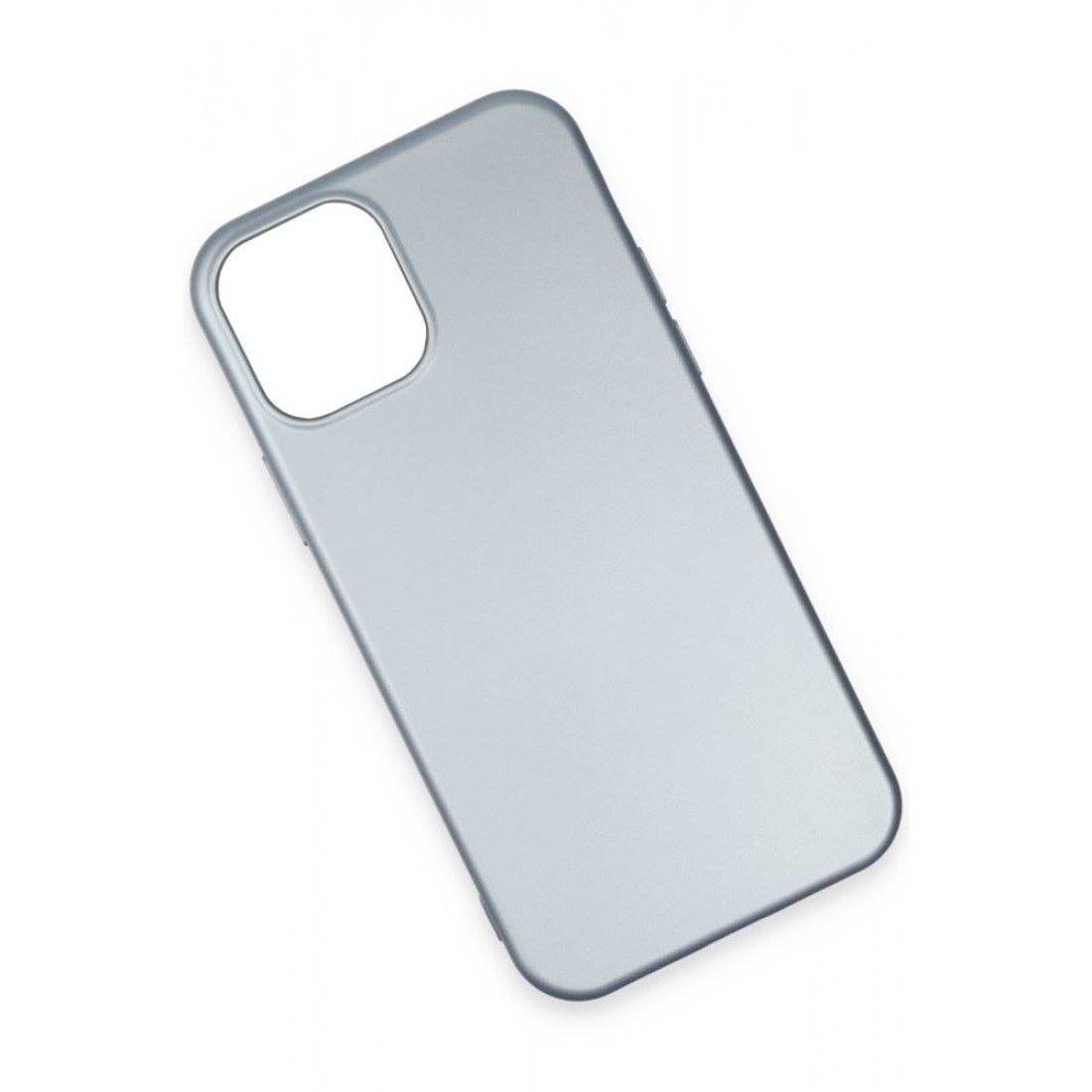  iPhone 12 Kılıf Nano içi Kadife Silikon - Sky Blue