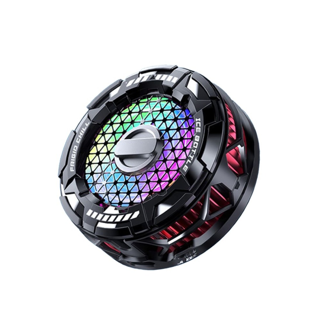 FS02 27W RGB Radyatör Telefon Soğutucu Fan - Siyah