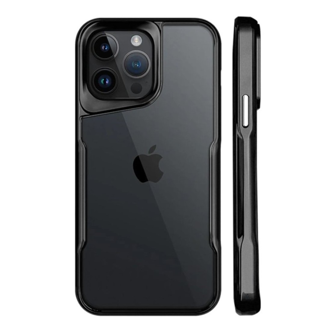  iPhone 15 Pro Kılıf Boyi Silikon Kapak - Siyah
