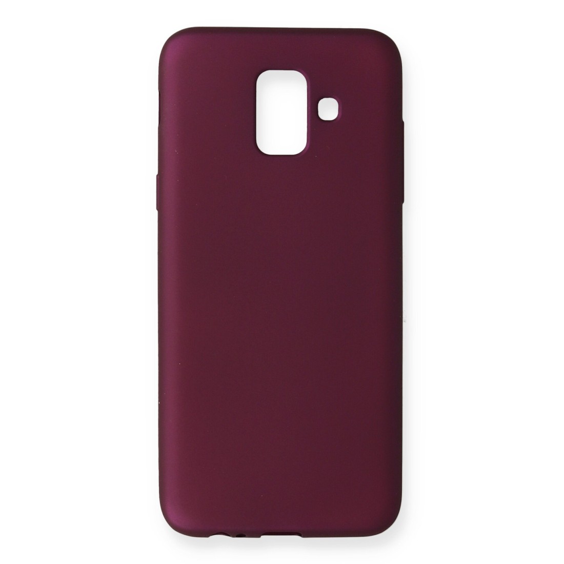  Samsung Galaxy A6 2018 Kılıf First Silikon - Mürdüm