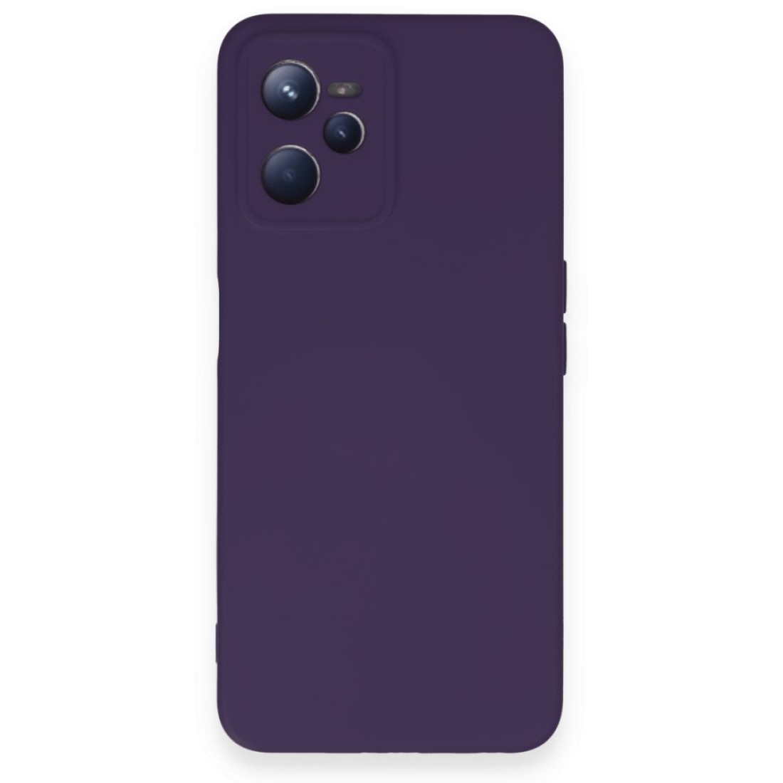  Realme C35 Kılıf Nano içi Kadife Silikon - Mor