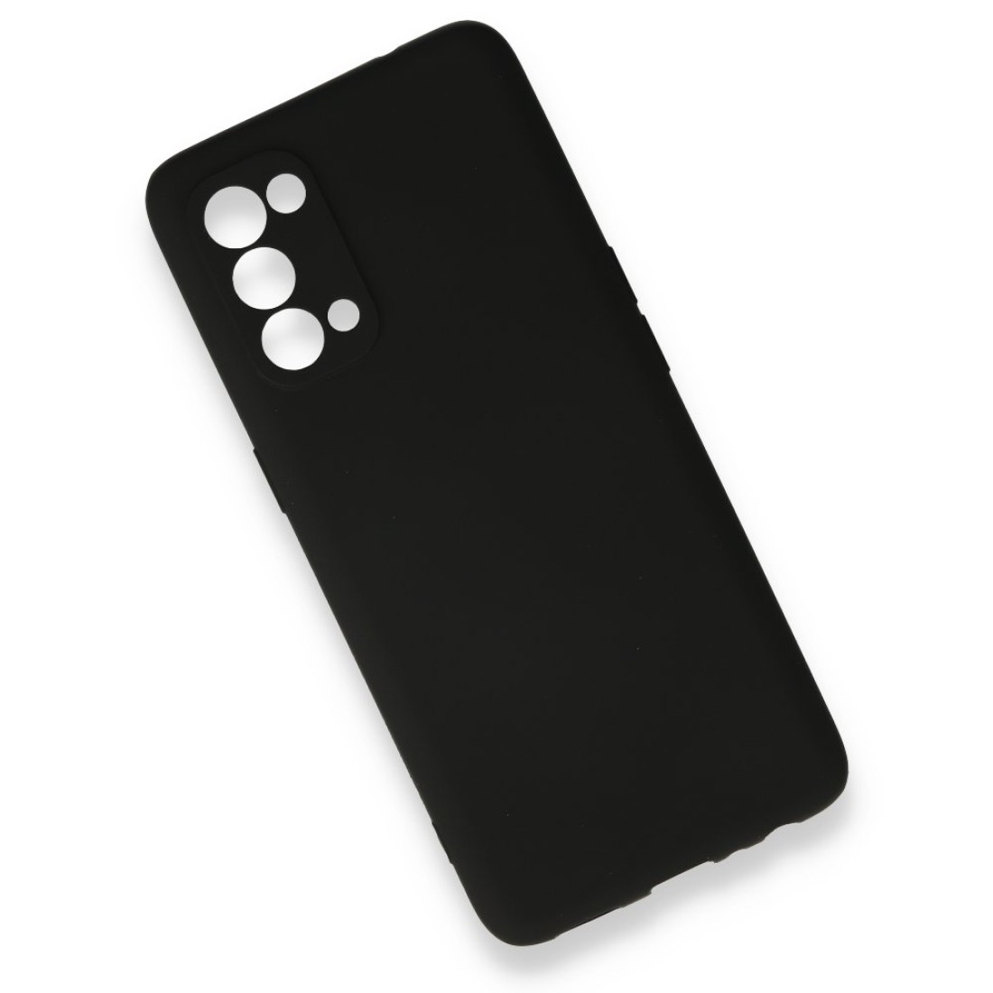  Oppo Reno 5 Pro Kılıf First Silikon - Siyah