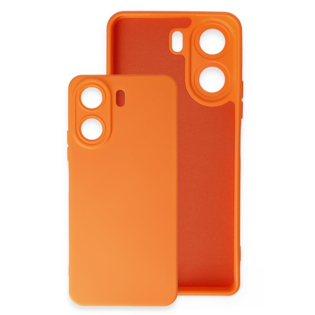  Xiaomi Redmi 13C Kılıf Nano içi Kadife Silikon - Sarı