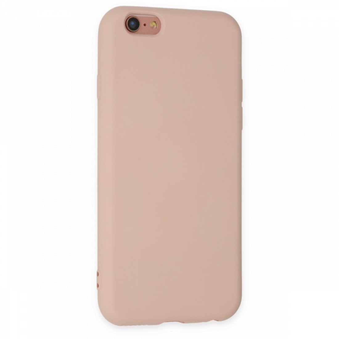  iPhone 6 Kılıf Nano içi Kadife Silikon - Pudra
