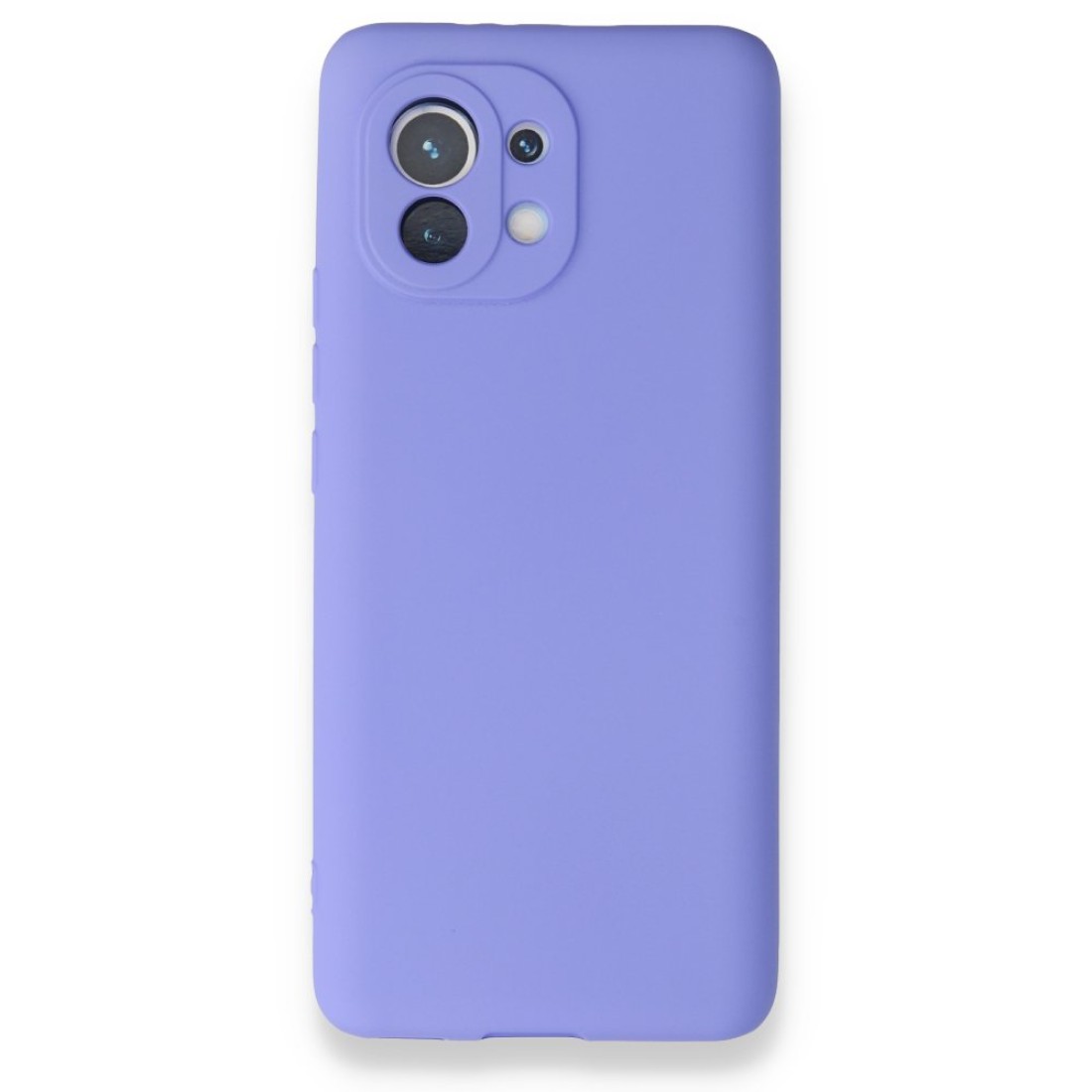  Xiaomi Mi 11 Kılıf First Silikon - Lila