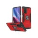 Xiaomi Redmi K40 Kılıf Zegna Yüzüklü Silikon Kapak - Kırmızı Xiaomi Redmi K40 Kılıf Zegna Yüzüklü Silikon Kapak - Kırmızı