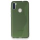 Samsung Galaxy M11 Kılıf S Silikon - Yeşil Samsung Galaxy M11 Kılıf S Silikon - Yeşil