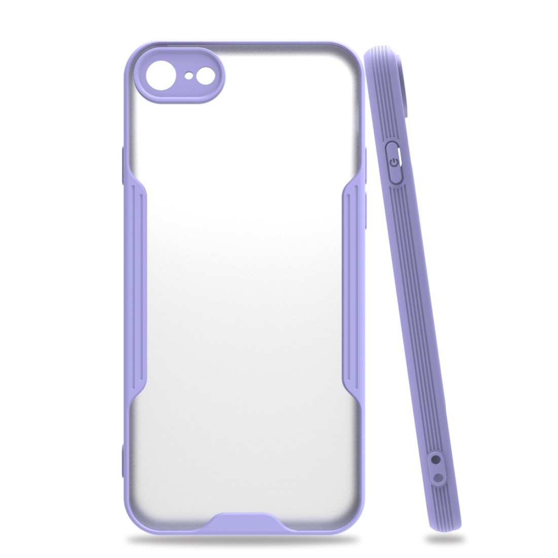  iPhone 8 Kılıf Platin Silikon - Lila