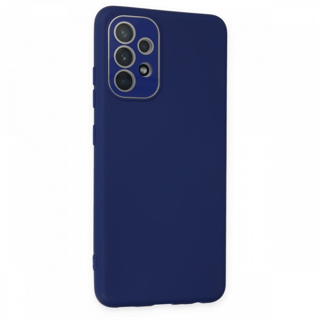  Samsung Galaxy A73 5G Kılıf Lansman Glass Kapak - Sky Blue