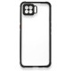  Oppo A73 Kılıf Miami Şeffaf Silikon - Siyah