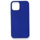  iPhone 12 Kılıf First Silikon - Lacivert