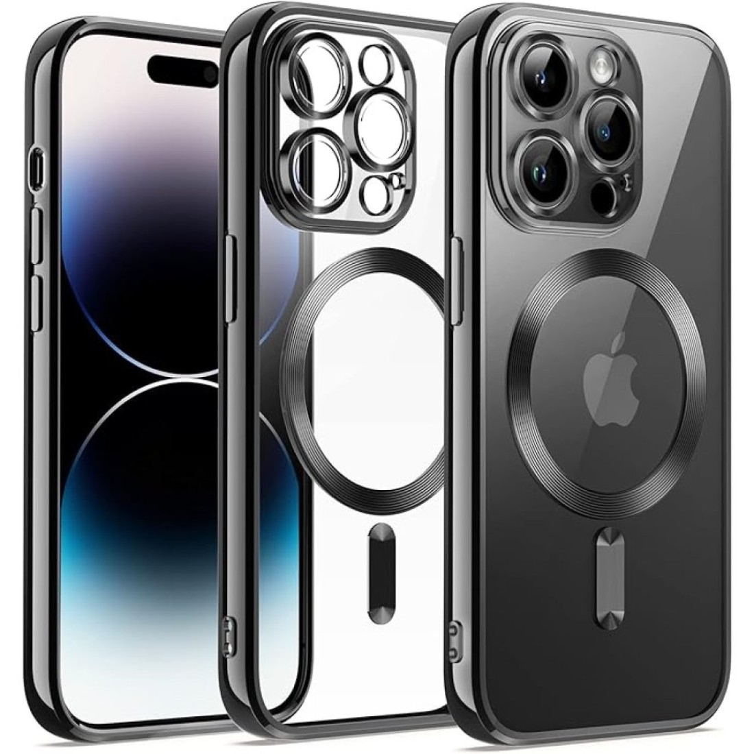  iPhone 12 Pro Kılıf Kross Magneticsafe Kapak - Siyah