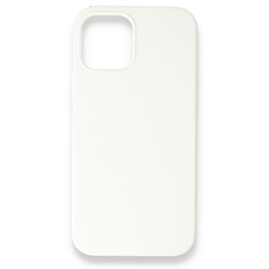  iPhone 12 Mini Kılıf Magneticsafe Lansman Silikon Kapak - Beyaz