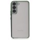  Samsung Galaxy S22 Kılıf Razer Lensli Silikon - Yeşil