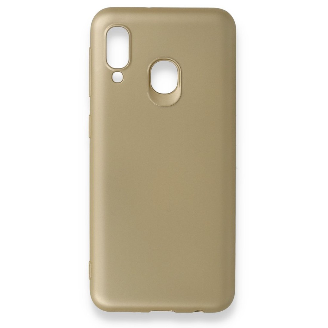  Samsung Galaxy A20E Kılıf First Silikon - Gold