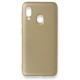  Samsung Galaxy A20E Kılıf First Silikon - Gold