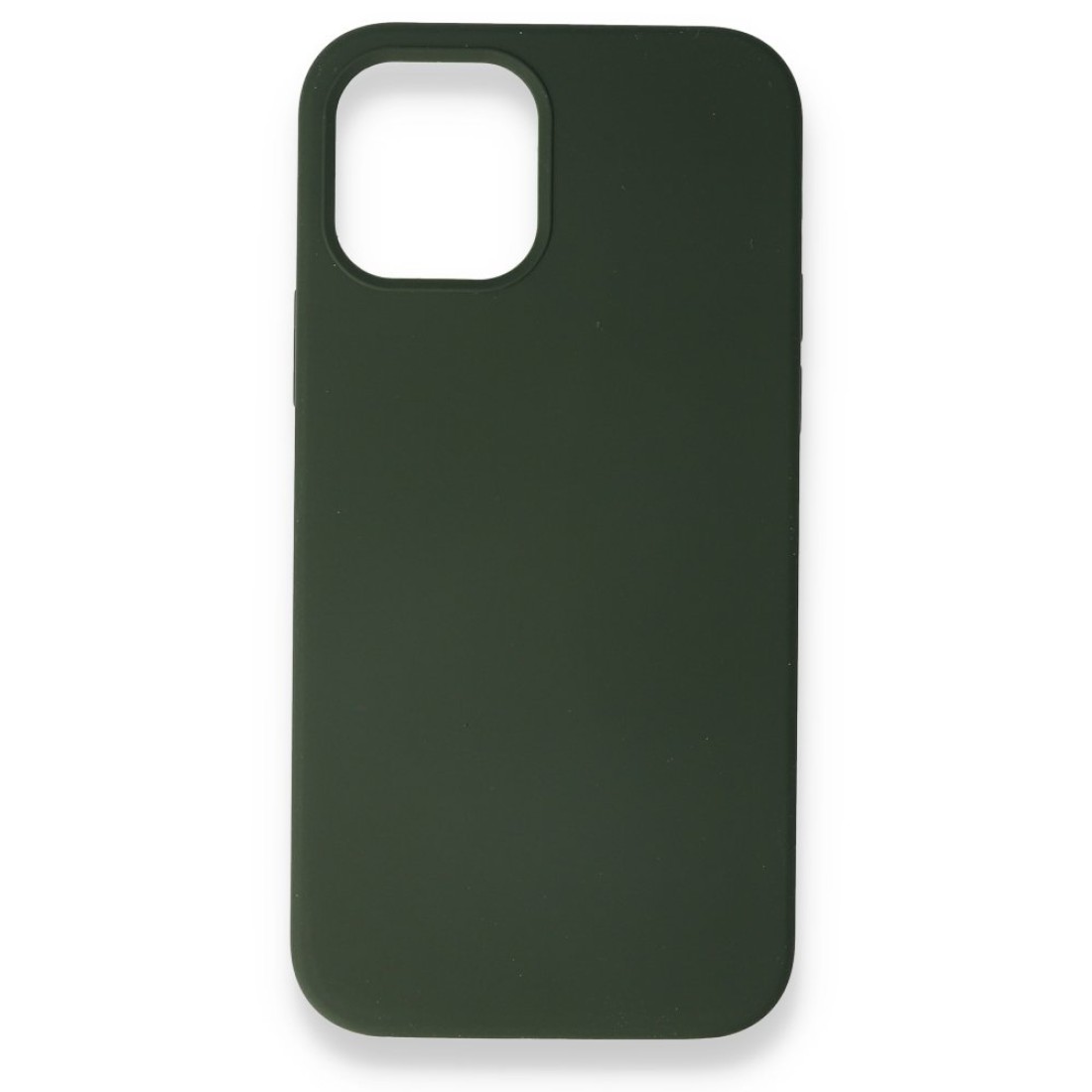  iPhone 12 Mini Kılıf Magneticsafe Lansman Silikon Kapak - Yeşil