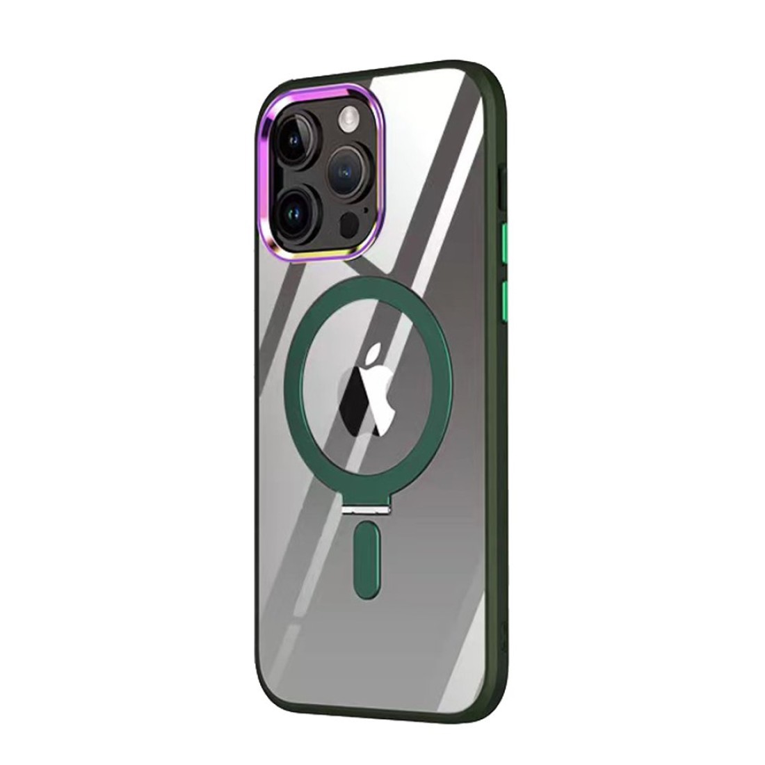 iPhone 14 Pro Kılıf Mudo Magneticsafe Standlı Kapak - Köknar Yeşili iPhone 14 Pro Kılıf Mudo Magneticsafe Standlı Kapak - Köknar Yeşili