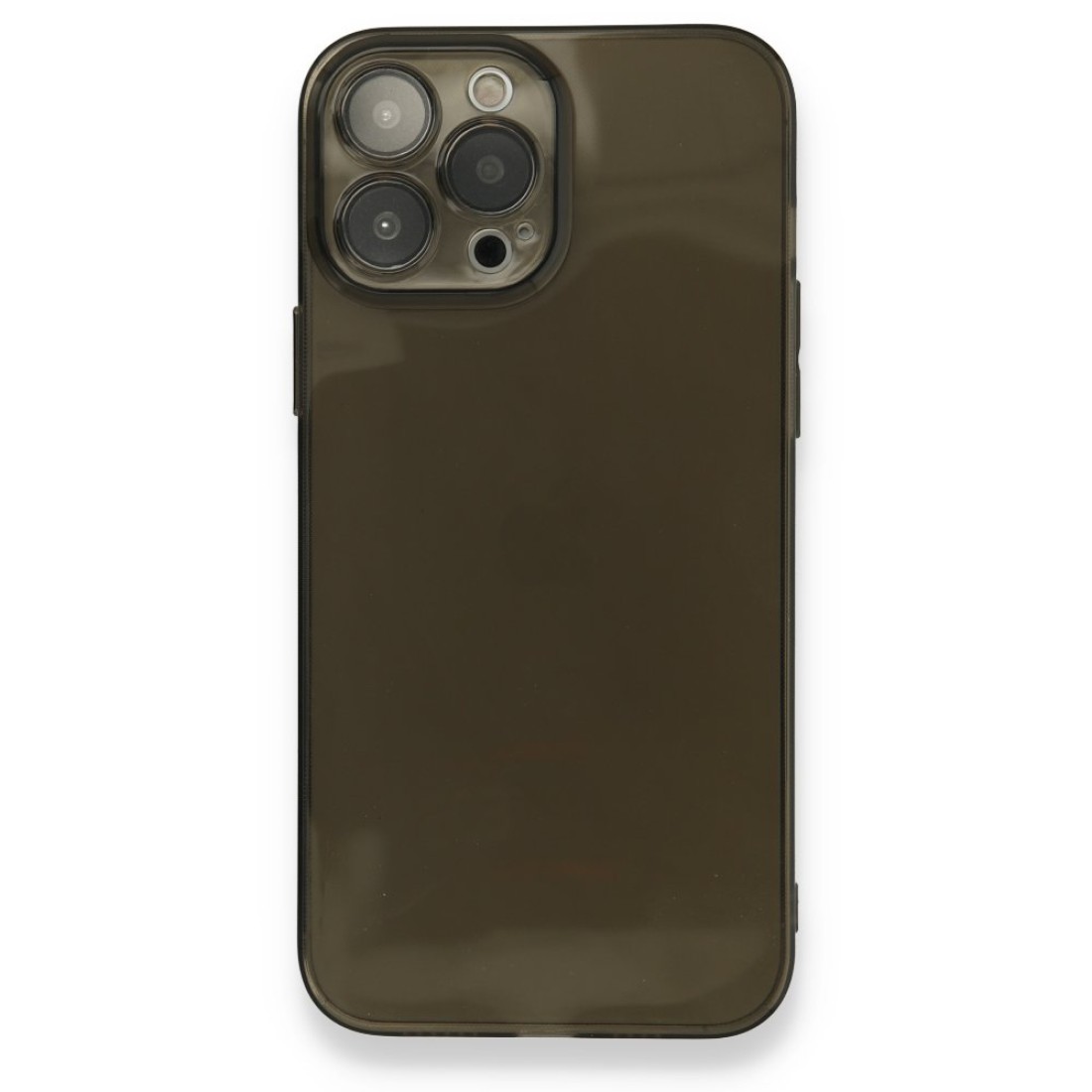 iPhone 13 Pro Max Kılıf Fly Lens Silikon - Siyah