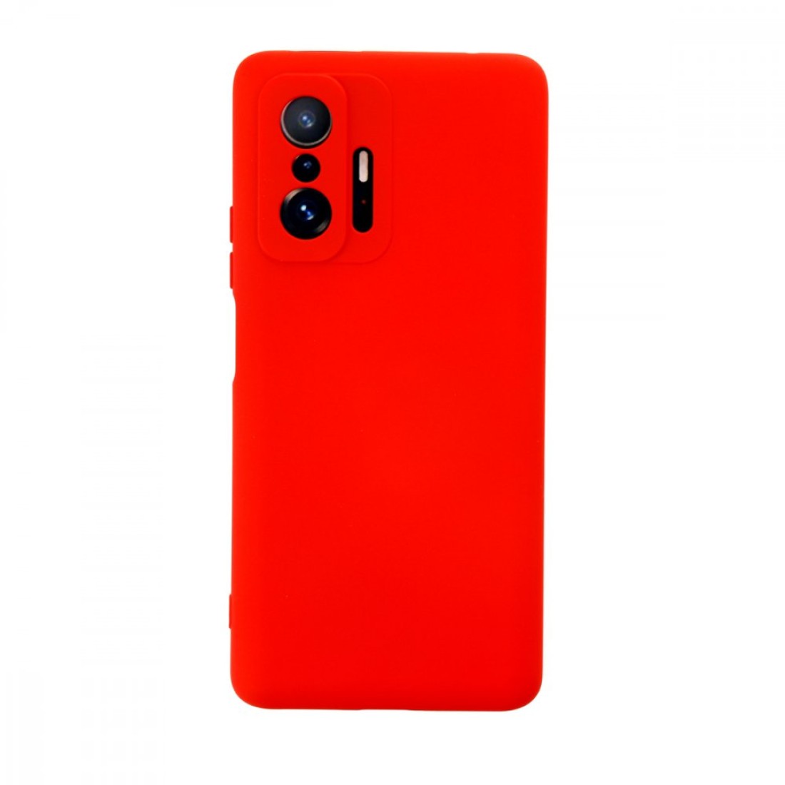  Xiaomi Mi 11T Kılıf Nano içi Kadife Silikon - Kırmızı