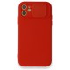 iPhone 12 Mini Kılıf Color Lens Silikon - Kırmızı iPhone 12 Mini Kılıf Color Lens Silikon - Kırmızı