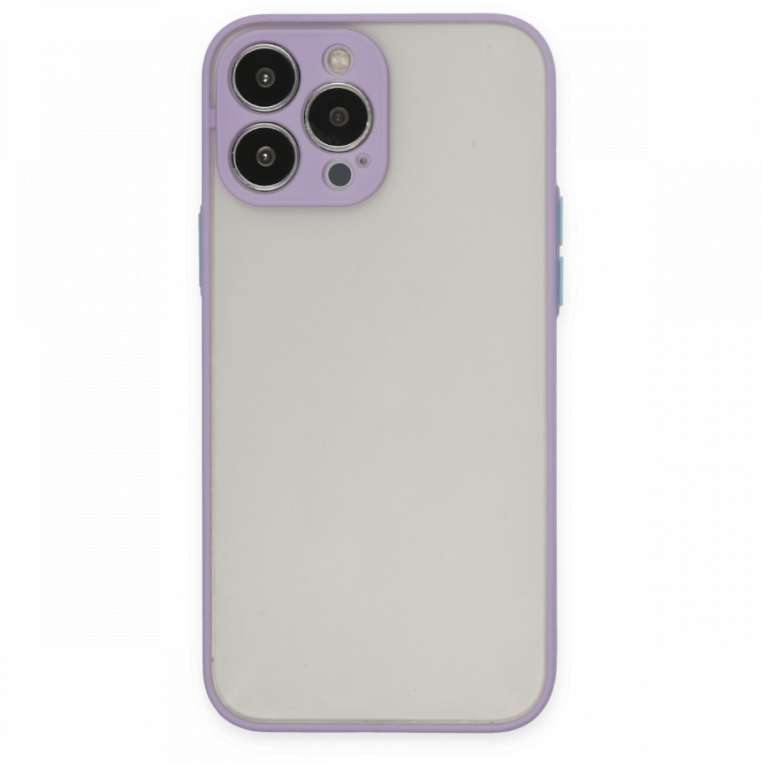  iPhone 14 Pro Kılıf Montreal Silikon Kapak - Mor