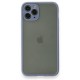  iPhone 11 Pro Kılıf Montreal Silikon Kapak - Gri