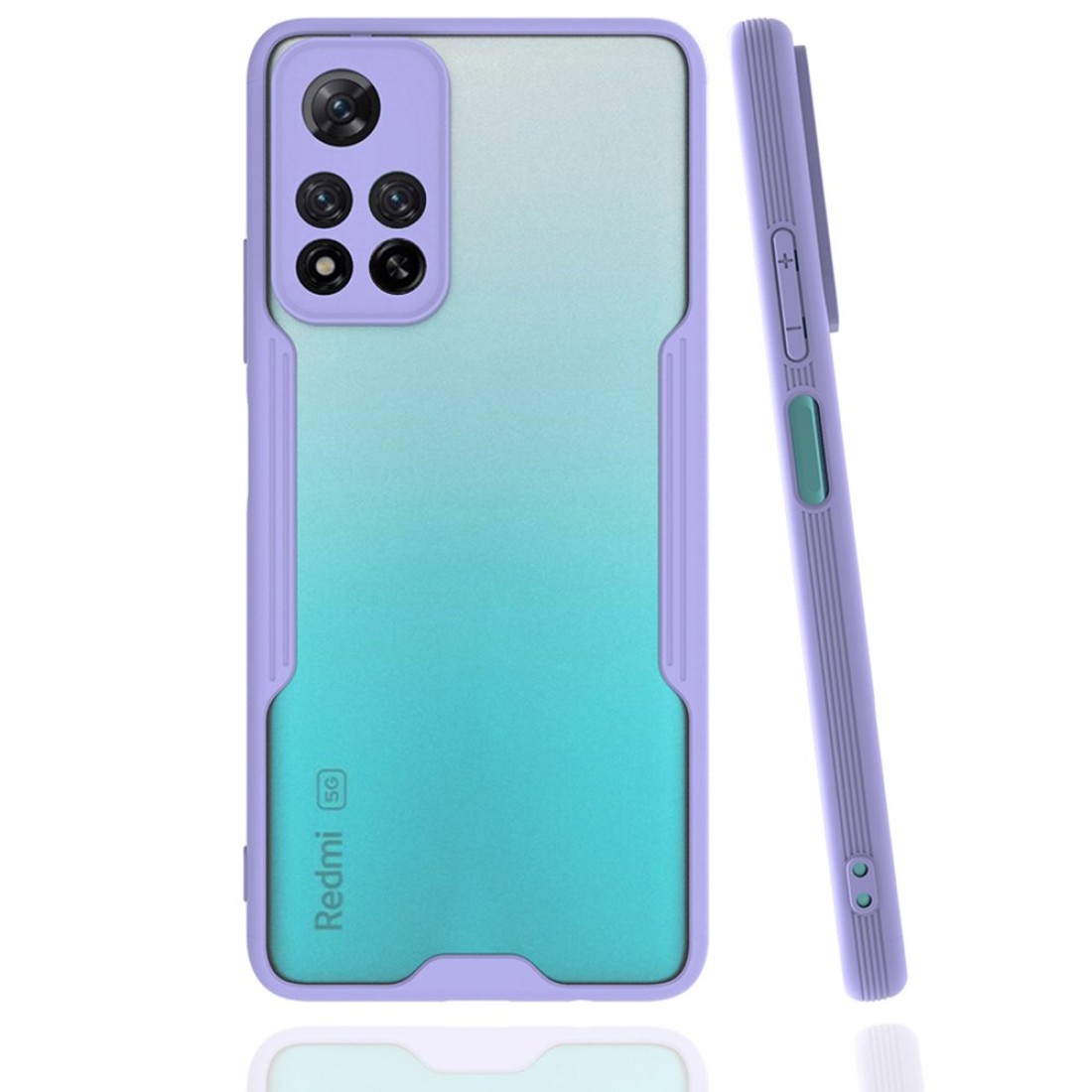  Xiaomi Redmi Note 11 Pro Plus 5G Kılıf Platin Silikon - Lila