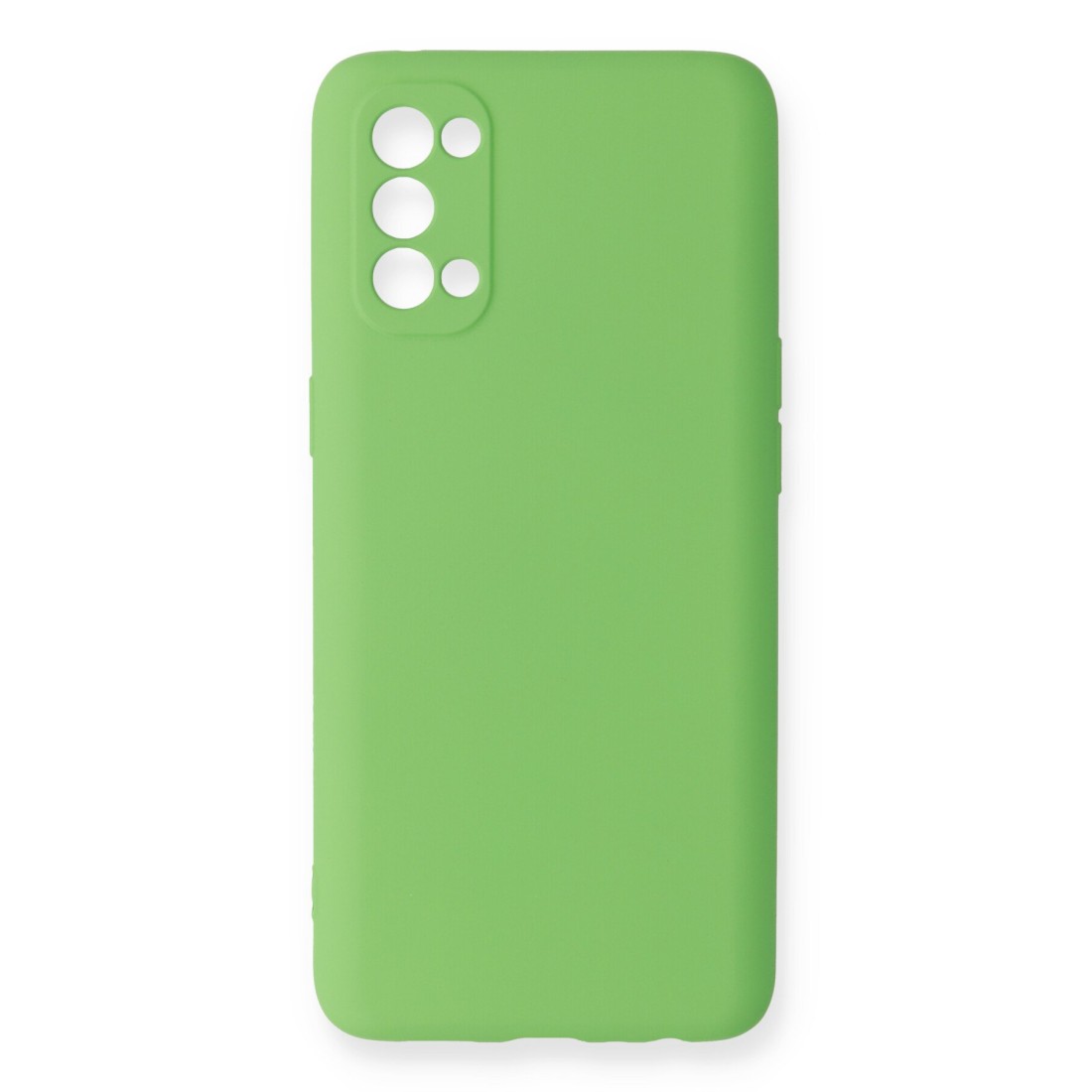  Oppo Reno 4 Kılıf First Silikon - Yeşil