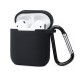 Airpods 2 (2.nesil) Sert Silikon Kılıf - Siyah Airpods 2 (2.nesil) Sert Silikon Kılıf - Siyah