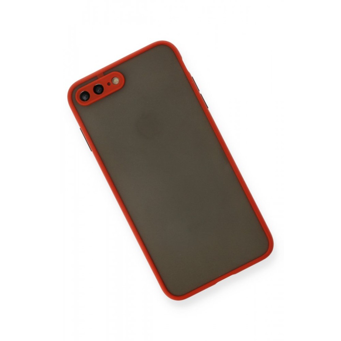 iPhone 7 Plus Kılıf Montreal Silikon Kapak - Kırmızı iPhone 7 Plus Kılıf Montreal Silikon Kapak - Kırmızı