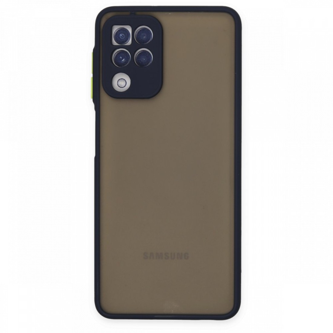 Samsung Galaxy M32 Kılıf Montreal Silikon Kapak - Lacivert