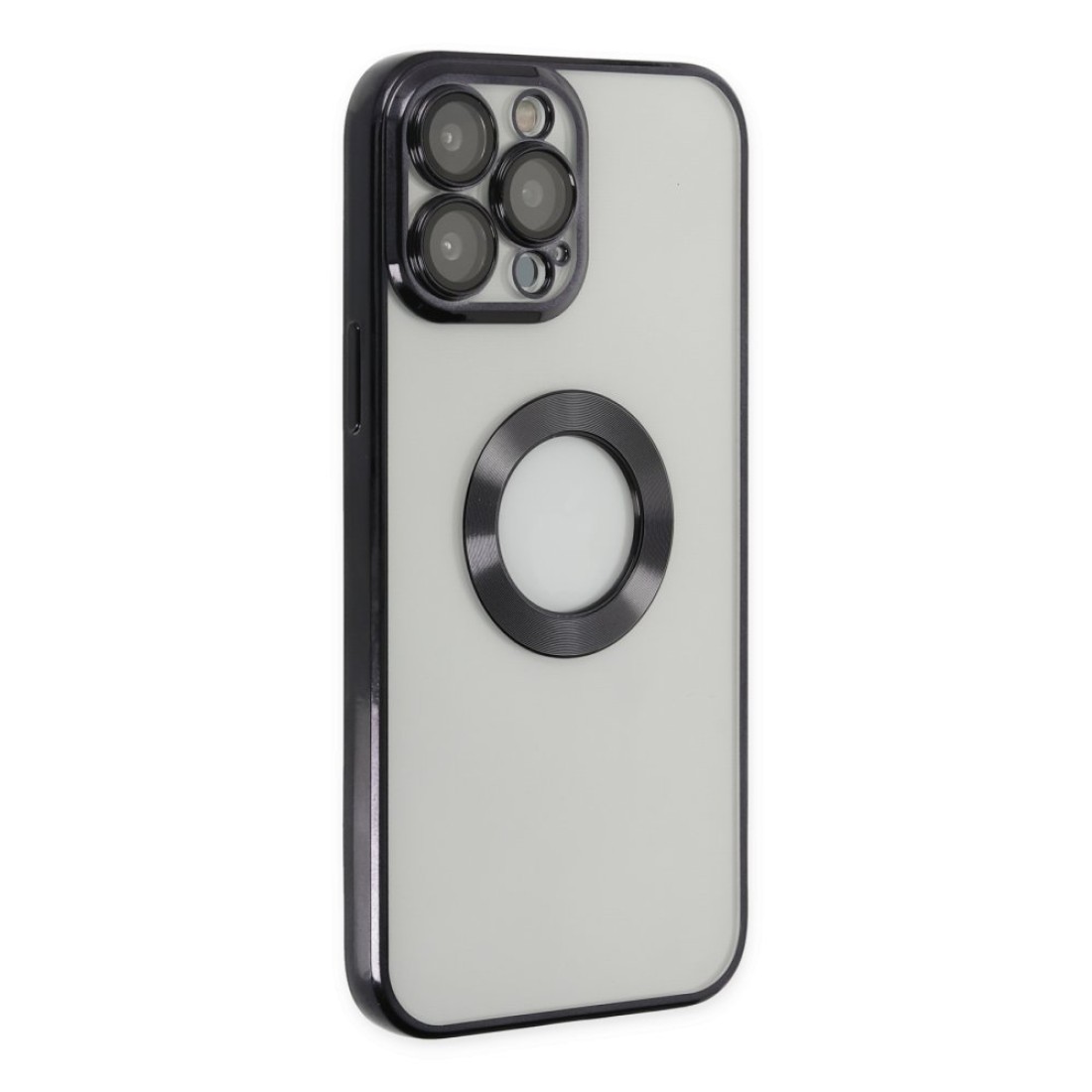  iPhone 13 Pro Max Kılıf Slot Silikon - Siyah