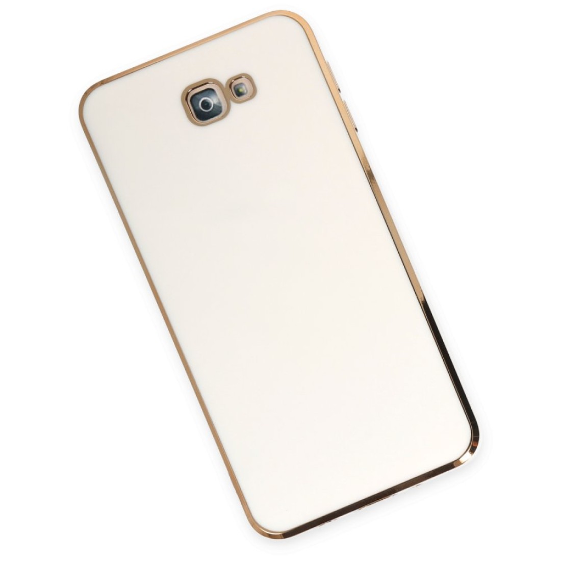  Samsung Galaxy J7 Prime Kılıf Volet Silikon - Beyaz