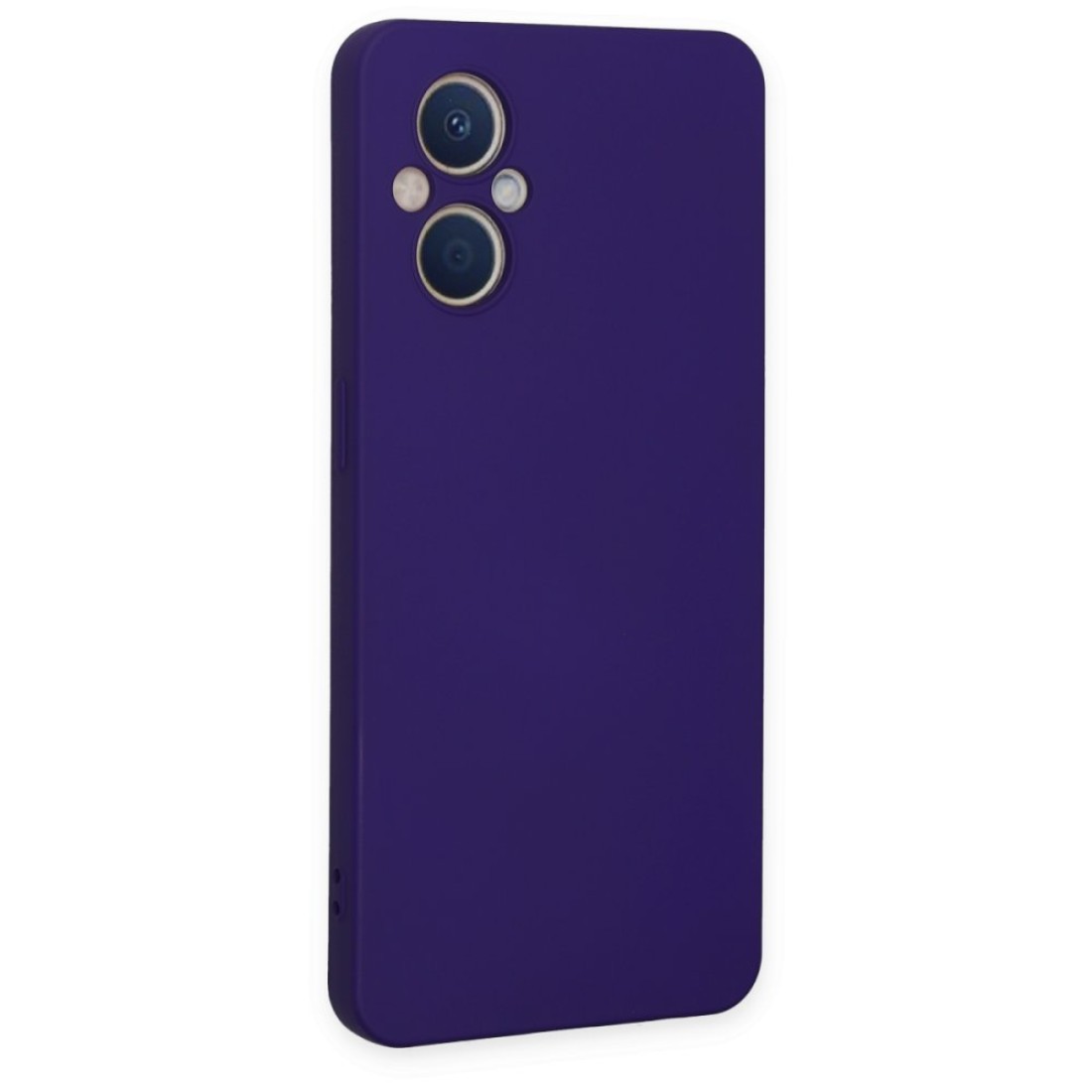 Oppo Reno 8 Lite Kılıf Nano içi Kadife Silikon - Mor