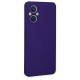  Oppo Reno 8 Lite Kılıf Nano içi Kadife Silikon - Mor