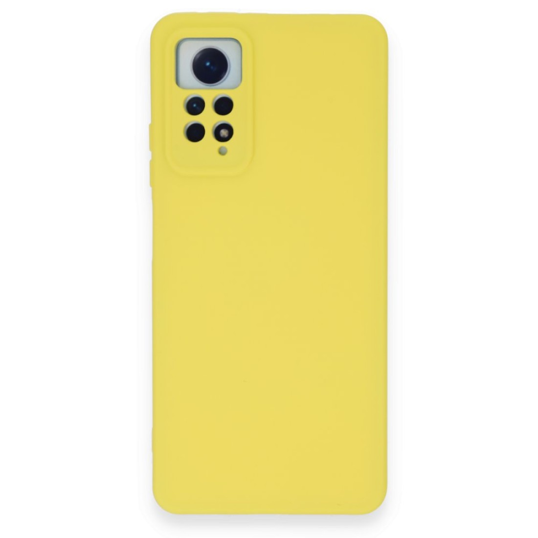  Xiaomi Redmi Note 12 Pro 4G Kılıf Nano içi Kadife Silikon - Sarı