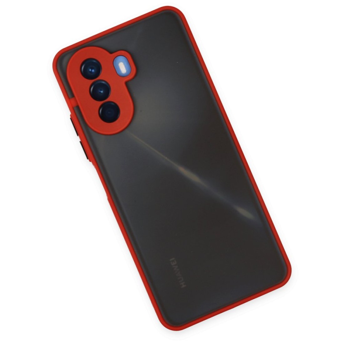  Huawei Nova Y70 Kılıf Montreal Silikon Kapak - Kırmızı